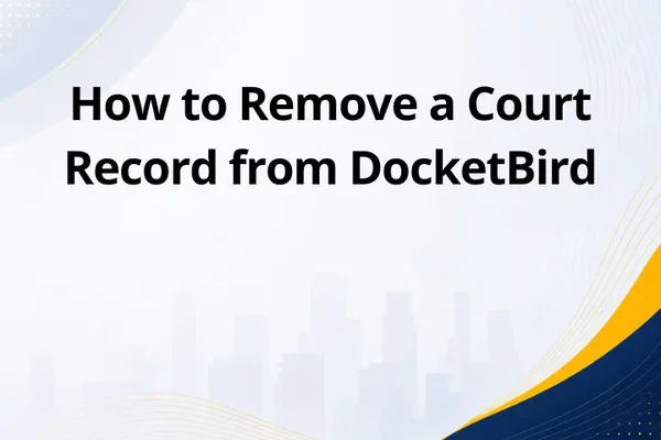 How to Remove a Court Record from DocketBird