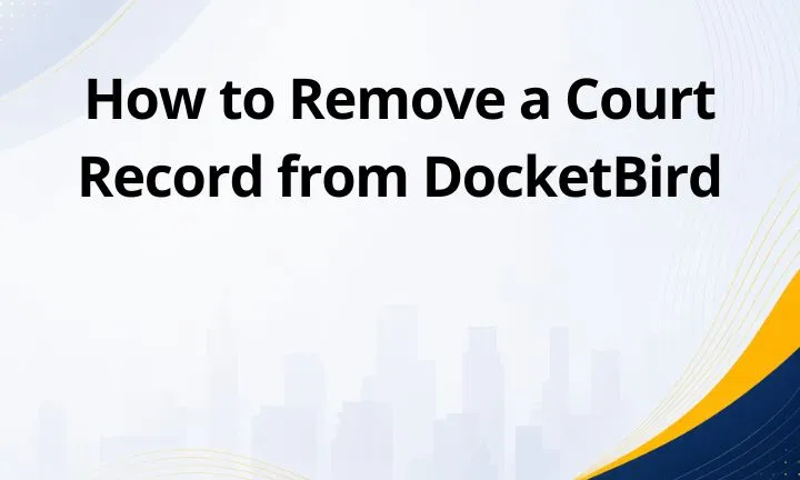 How to Remove a Court Record from DocketBird