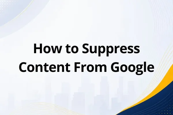 How to Suppress Content From Google