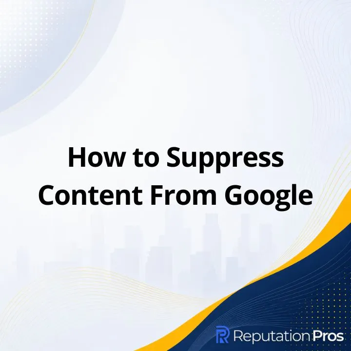 How to Suppress Content From Google