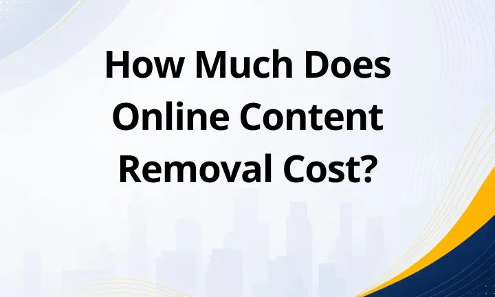 How Much Does Online Content Removal Cost?