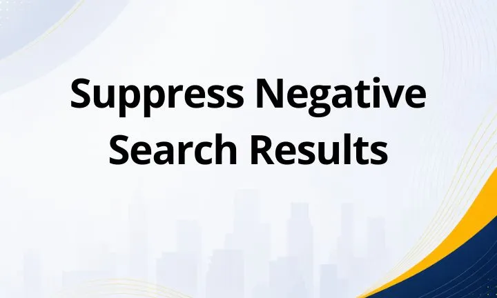 Suppress Negative Search Results