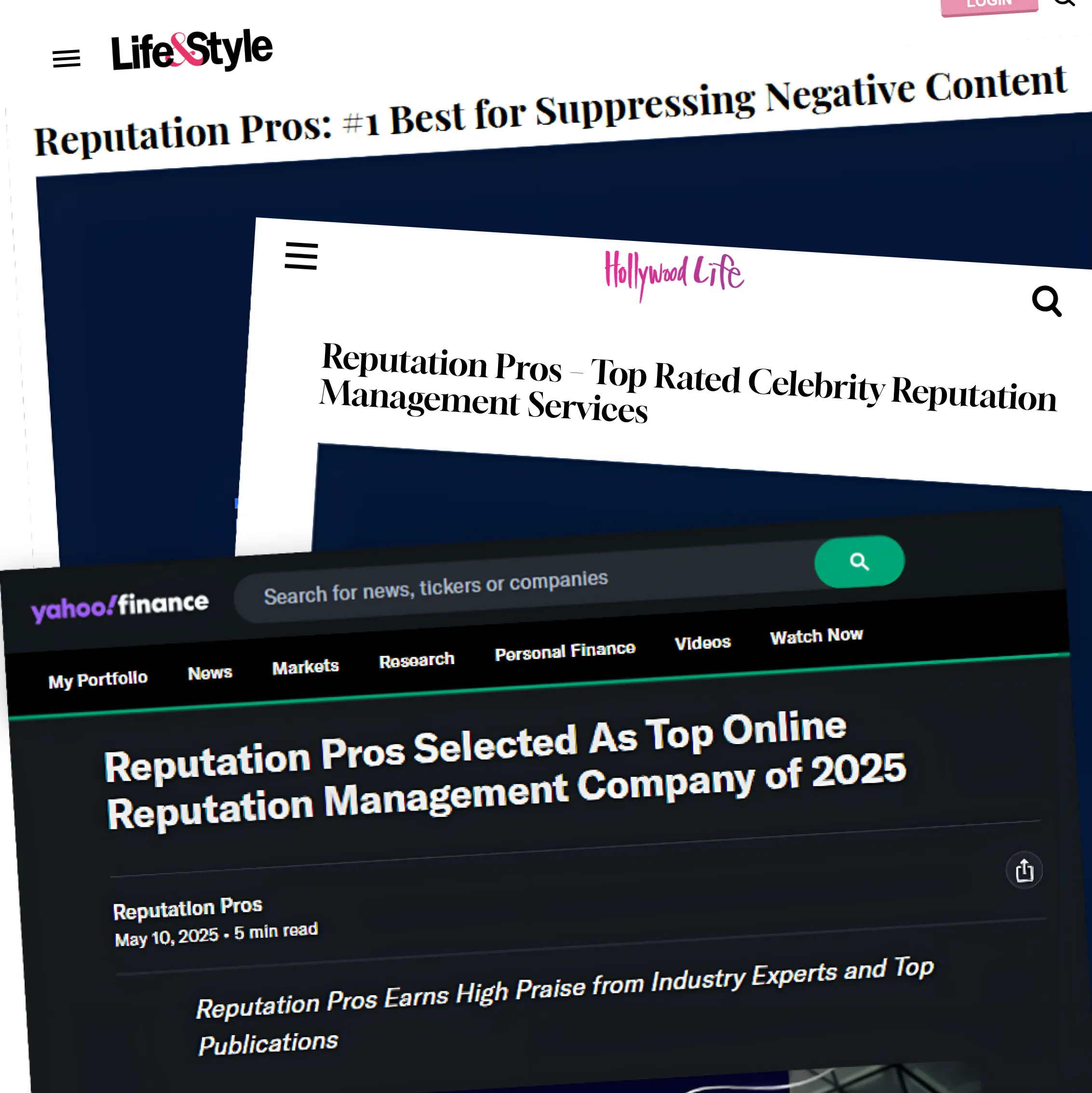 Example of a negative blog post removed from Google search results