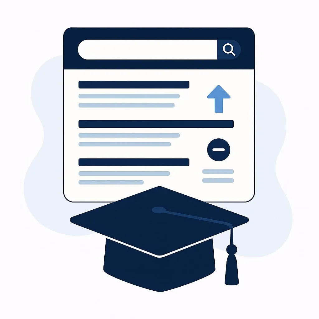 Search Engine Suppression for Negative Academic Mentions