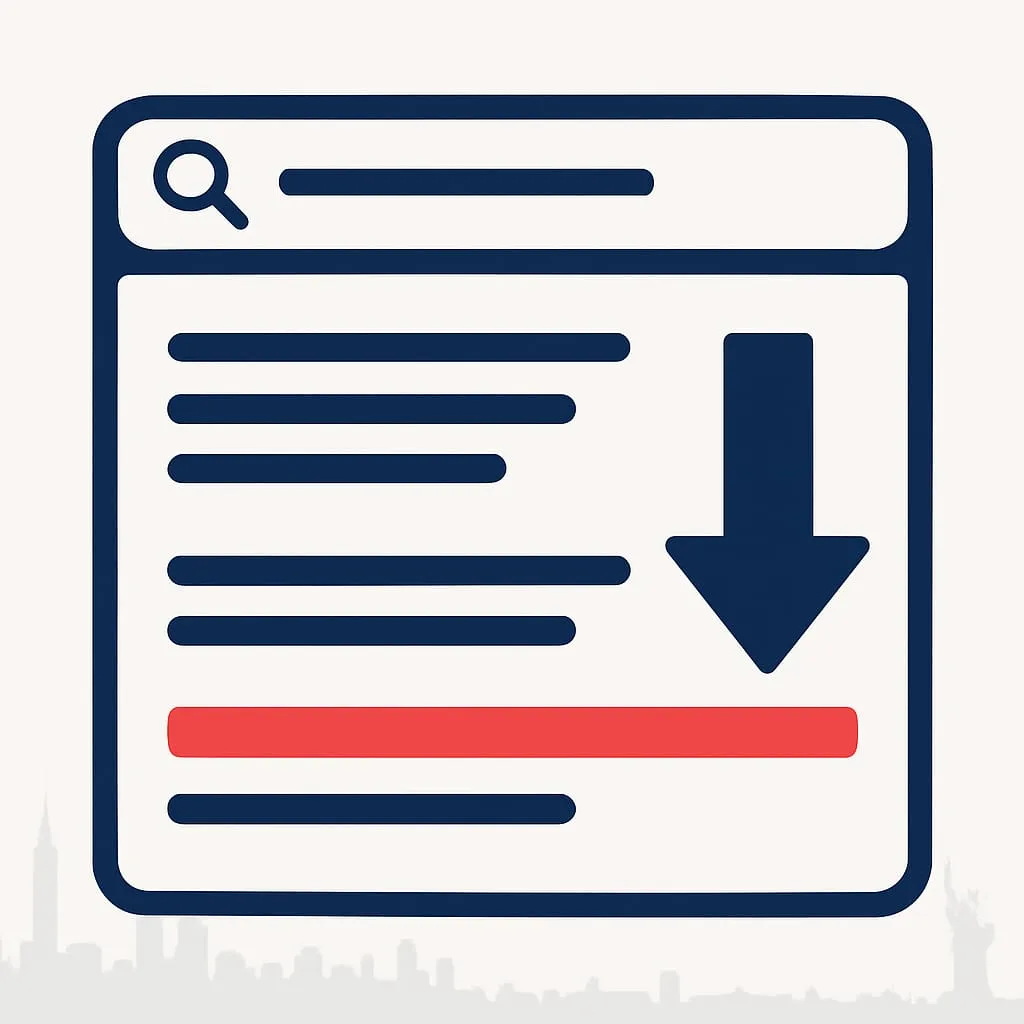 Search Engine Content Suppression New York