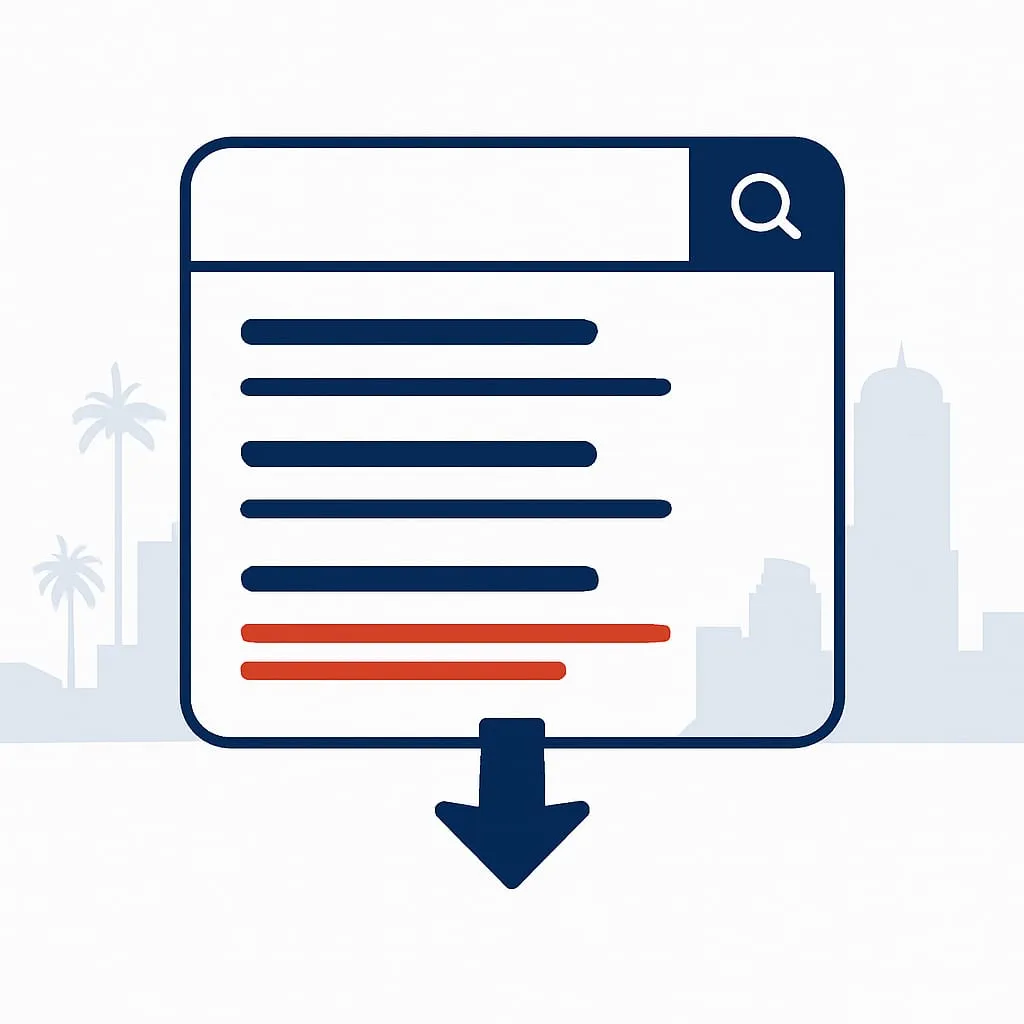 Negative Content Suppression from Search Engines