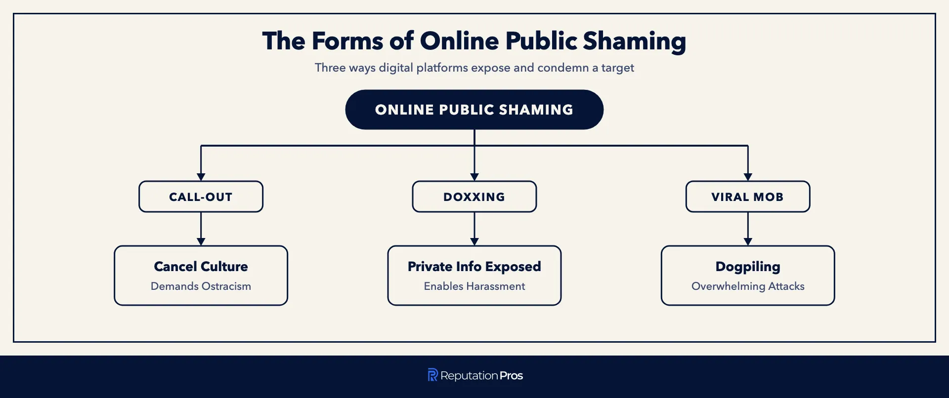 The three forms of online public shaming: call-out culture, doxxing, and viral mob shaming