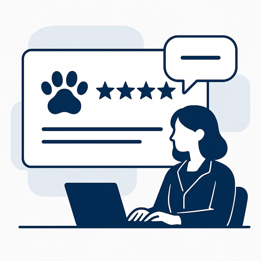 Pet Owner Review Management and Response Strategy for Veterinary Clinics