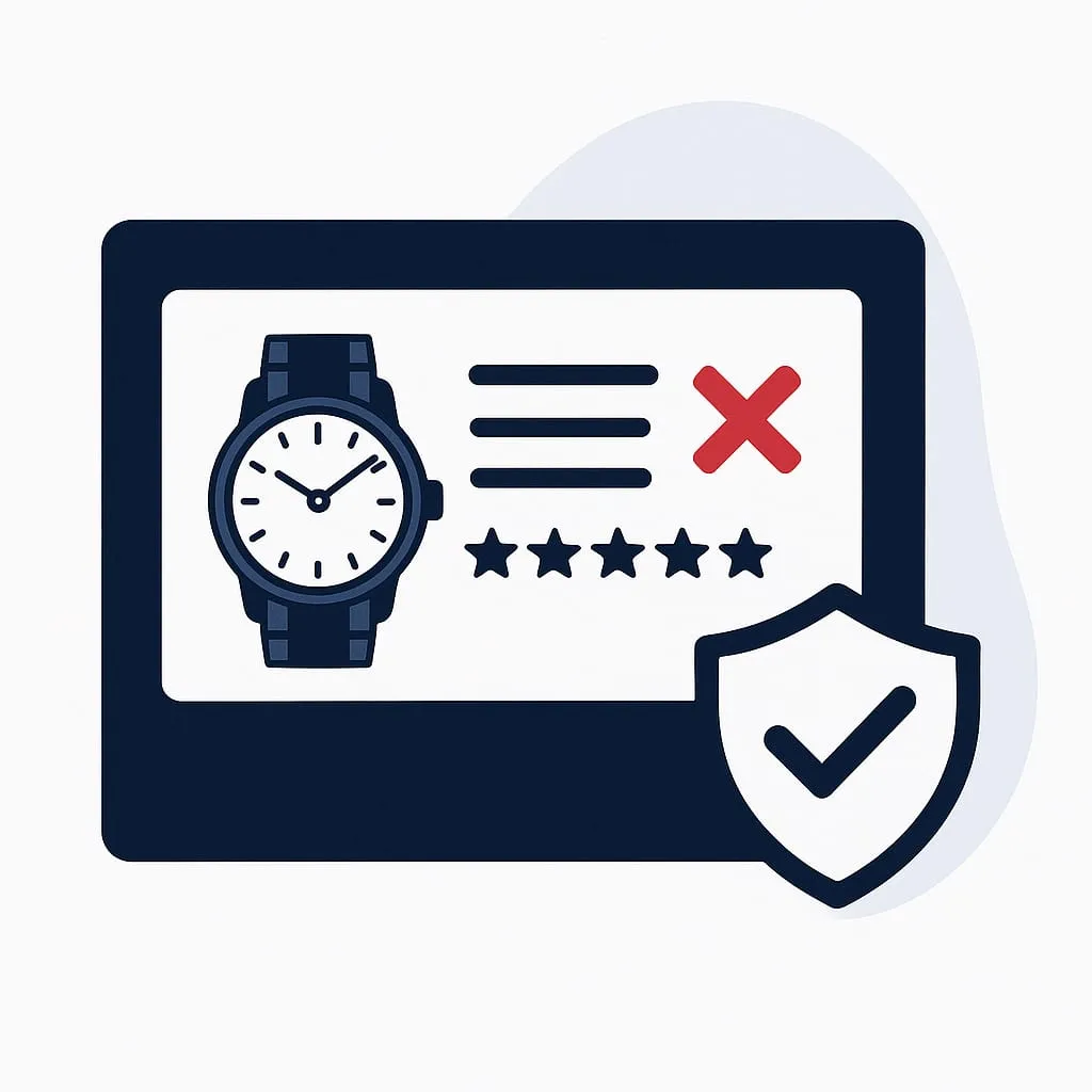 Fake Review Removal for Watch Retailers